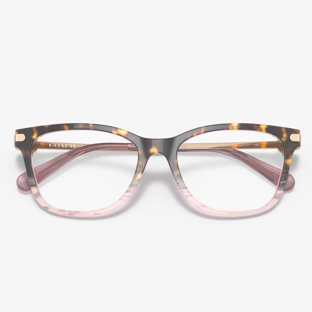 Coach HC6176
Rose Tortoise Gradient 
Size: 53-17-140
Women’s Eye Glasses